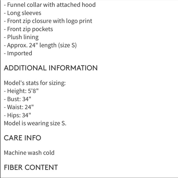 Michael Kors plush windbreaker olive color NEW - Picture 8 of 8